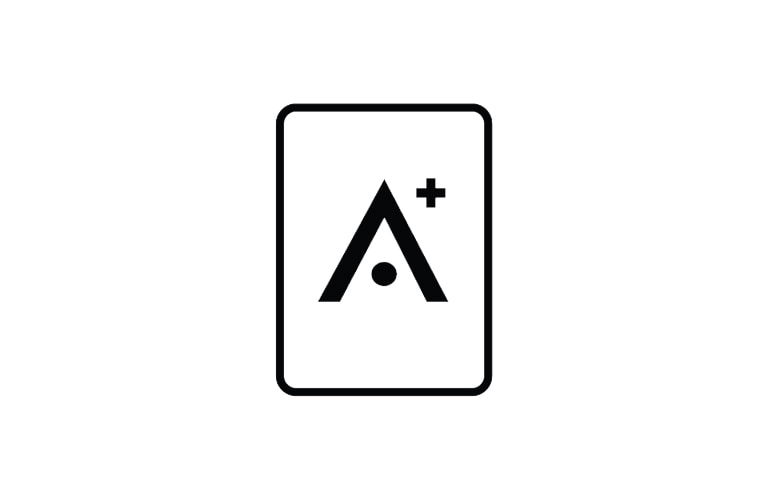 Aveda card icon.