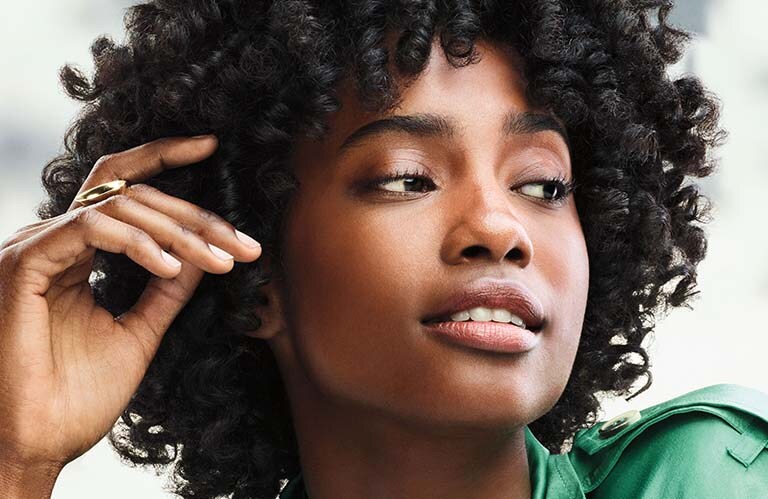 Aveda hair care models.