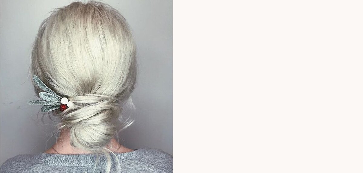 Living Aveda Article Deck Your Hair With These Simple Holiday