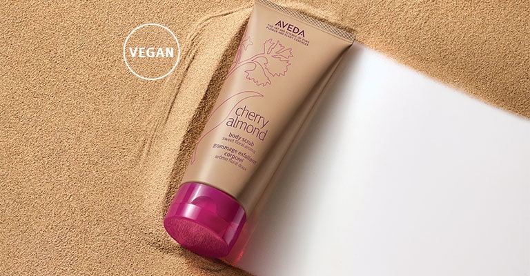 New cherry almond body scrub