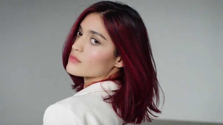Click on video to get inspired with seductive red full spectrum vibrant hair color