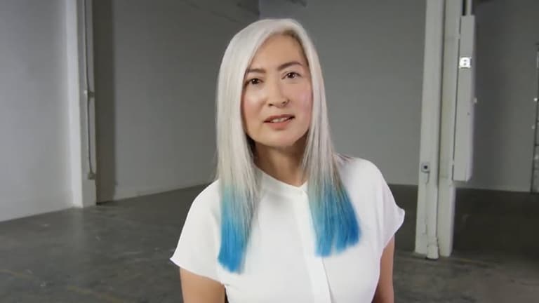 Click on video to get inspired with teal full spectrum vibrant hair color