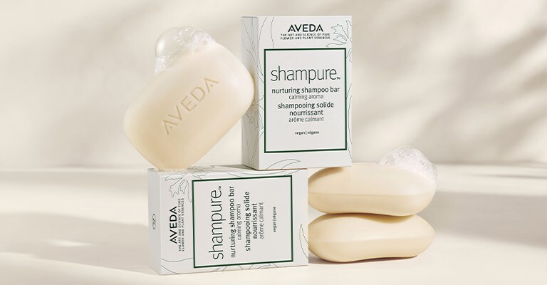 $5 from each shampure shampoo bar purchase helps support clean water projects during Earth Month.