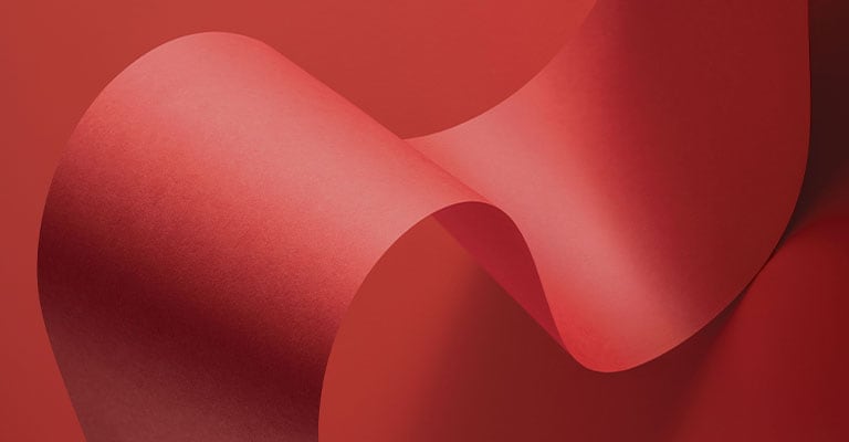 red holiday gifting ribbon