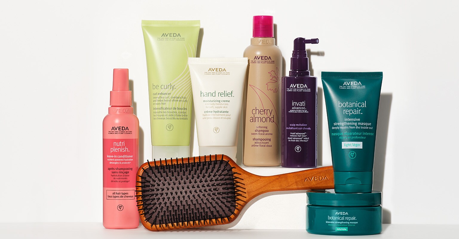 Shop Aveda Essentials with 20% off + free shipping on all orders