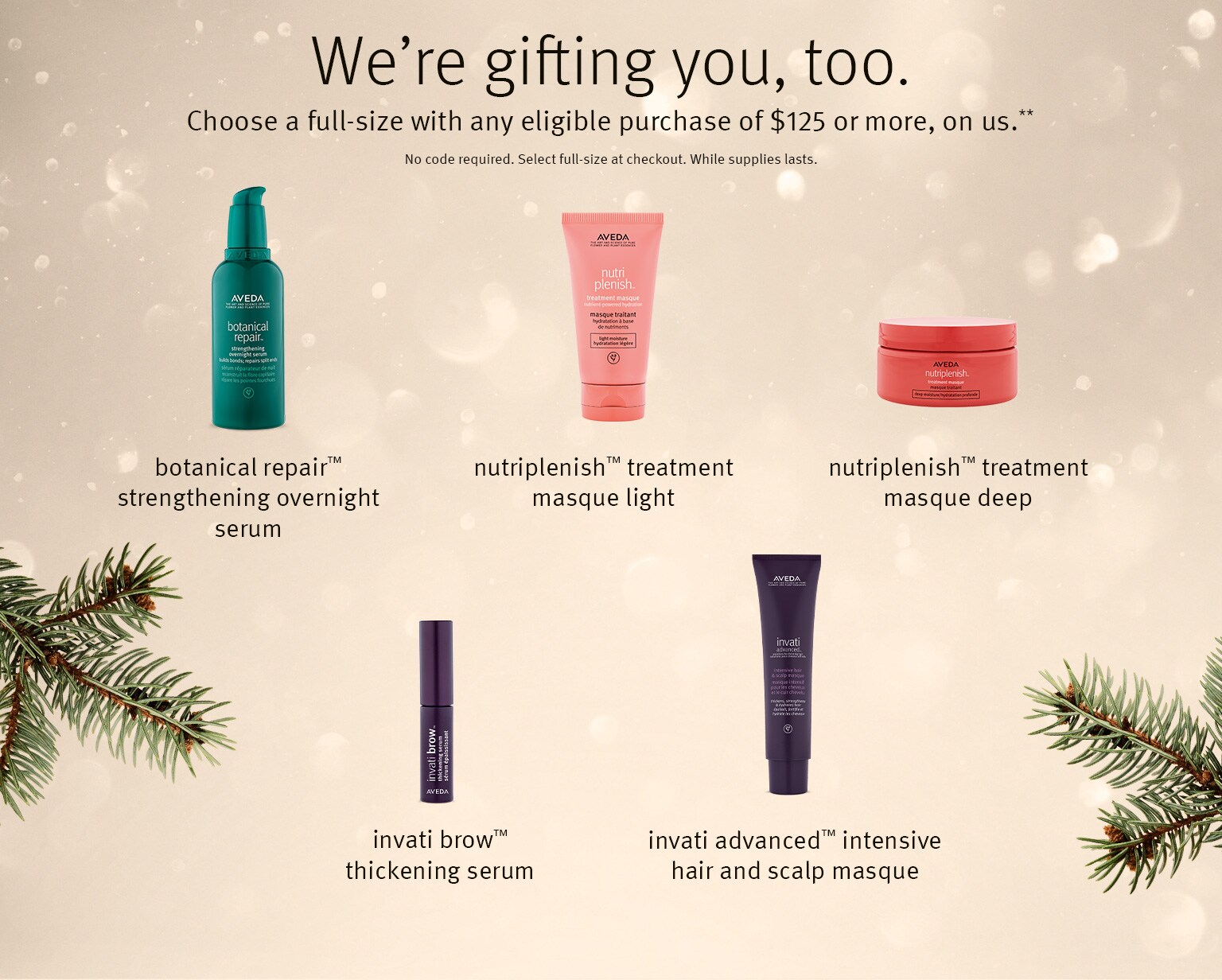 Choose a full-size best seller with your order.