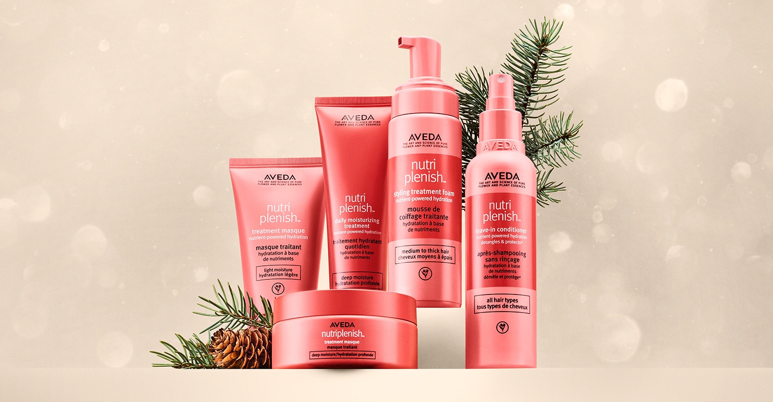 Shop Aveda's nutriplenish hair hydration collection