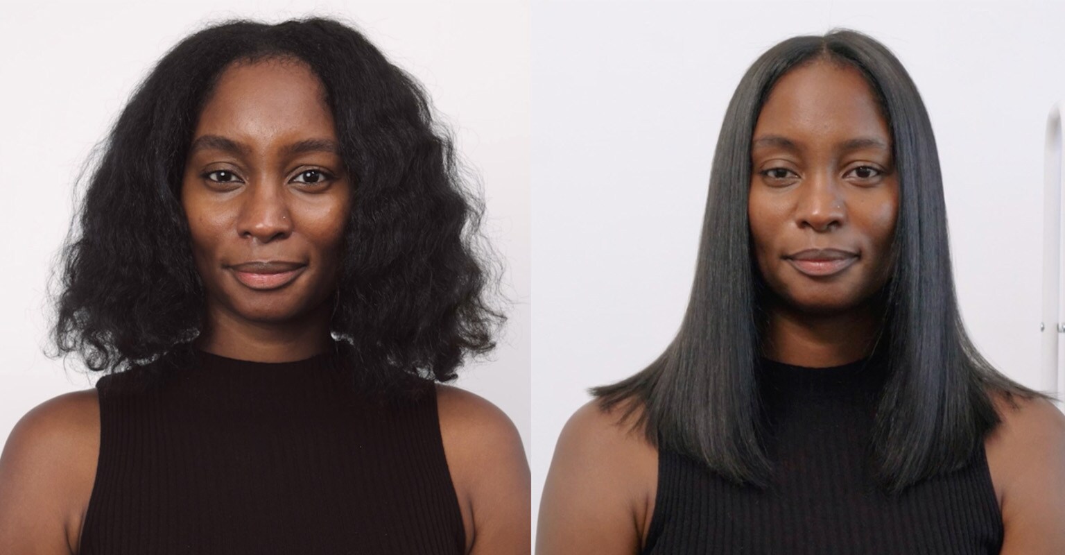 Click on video demonstrate straight natural style
