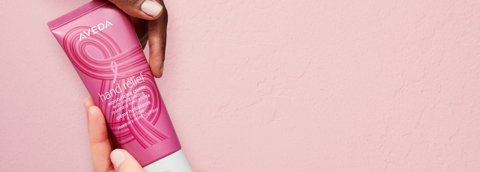 limited-edition hand relief where $10 of your purchase supports cruelty-free breast cancer research