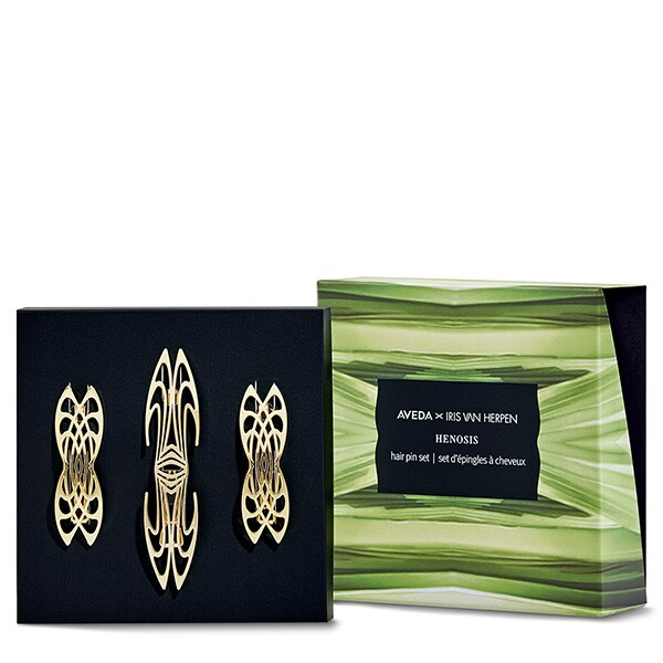 Limited-edition Aveda x Iris van Herpen hair pin set