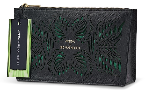 Limited-edition Aveda x Iris van Herpen cosmetic pouch