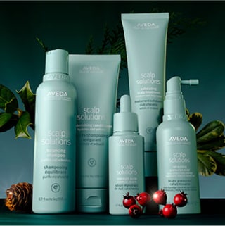 Shop Aveda's scalp solutions hair & scalp care collection to refresh
