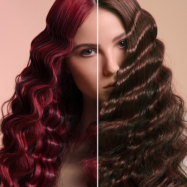Try our online hair color tool to try a new hair color