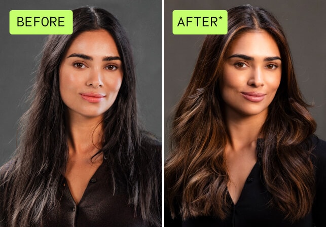 See the difference when using botanical repair