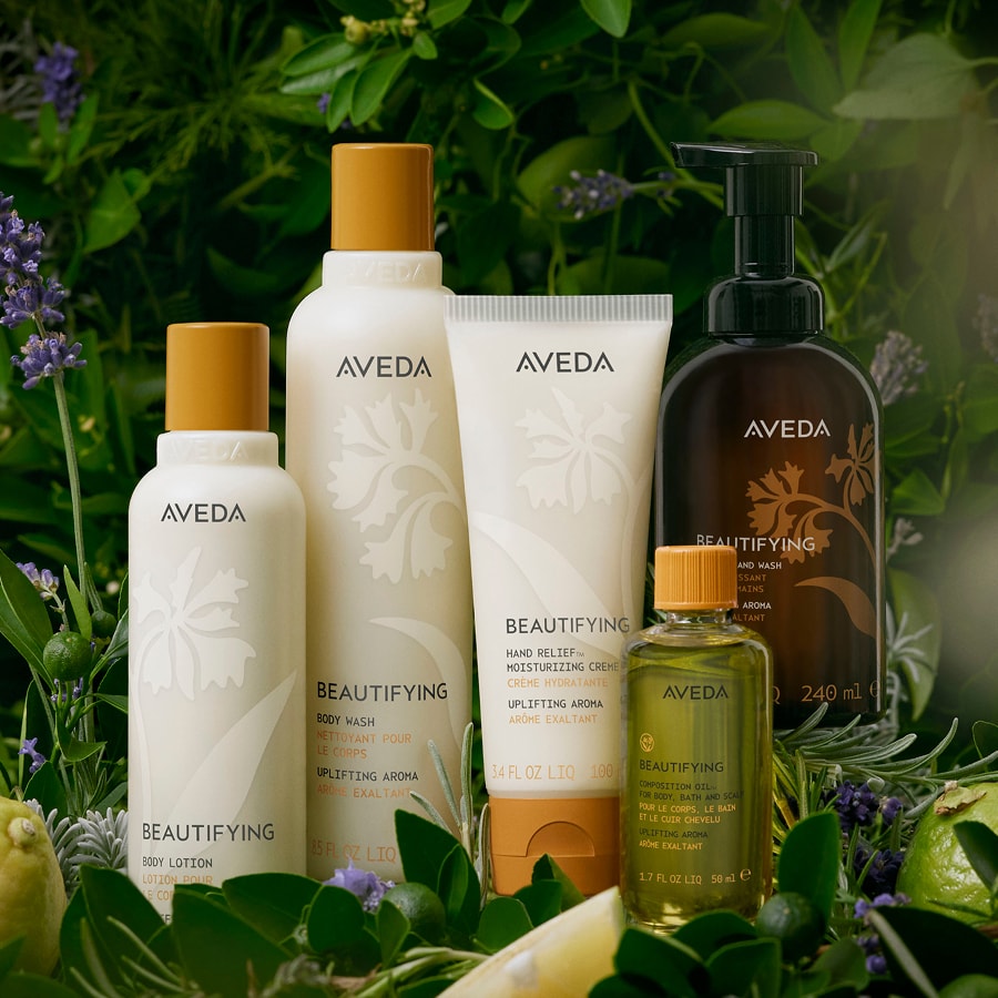 beautifying uplifting aroma body care