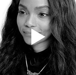 black and white headshot image of renee gadar, aveda artist