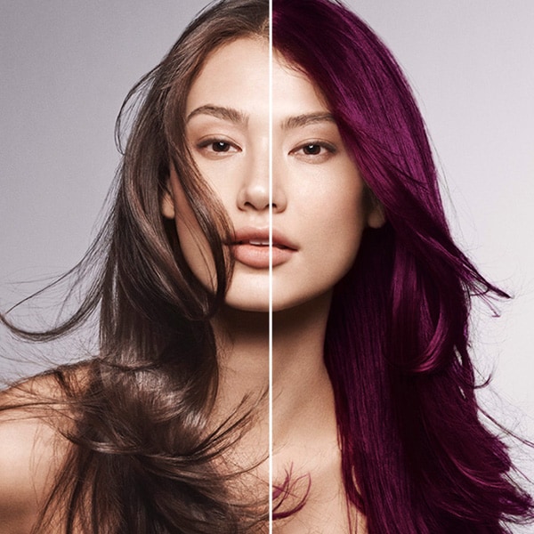 Try our online hair color tool to try a new hair color