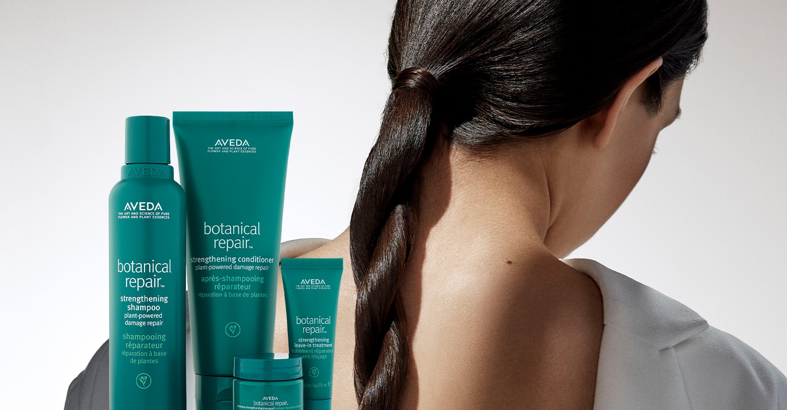 botanical repair shampoo, conditioner, rich and liqht masque.