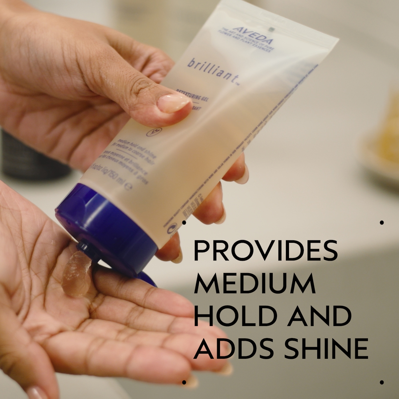 brilliant™ retexturing gel for hold and shine