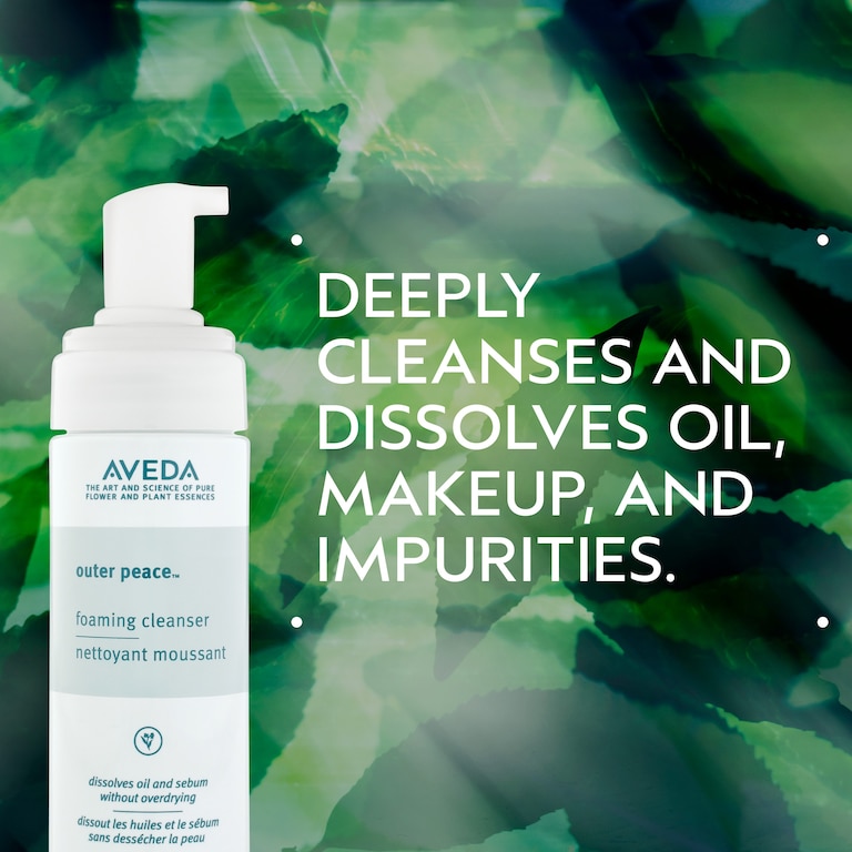 outer peace™ foaming cleanser, 4.2 fl oz/125 ml