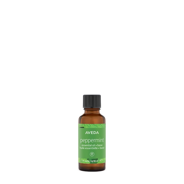 peppermint essential oil + base for body and bath, 1 fl oz/30 ml