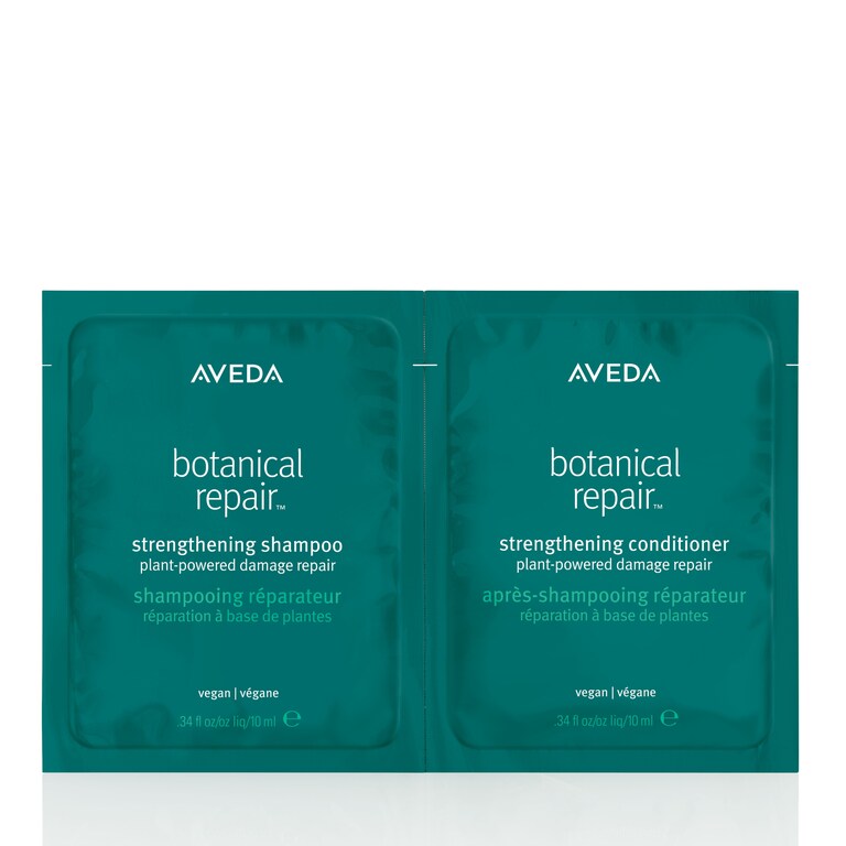 free sample of botanical repair™ strengthening shampoo and conditioner, .34 fl oz/10 ml packettes