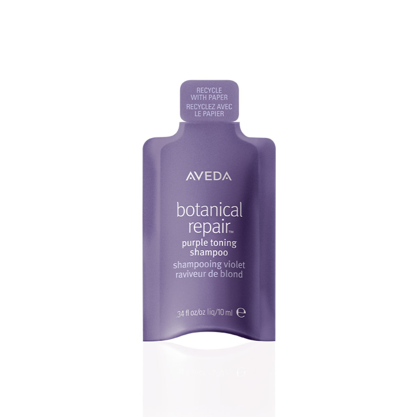 free sample of botanical repair<span class="trade">&trade;</span> purple toning shampoo, .34 fl oz/10 ml 