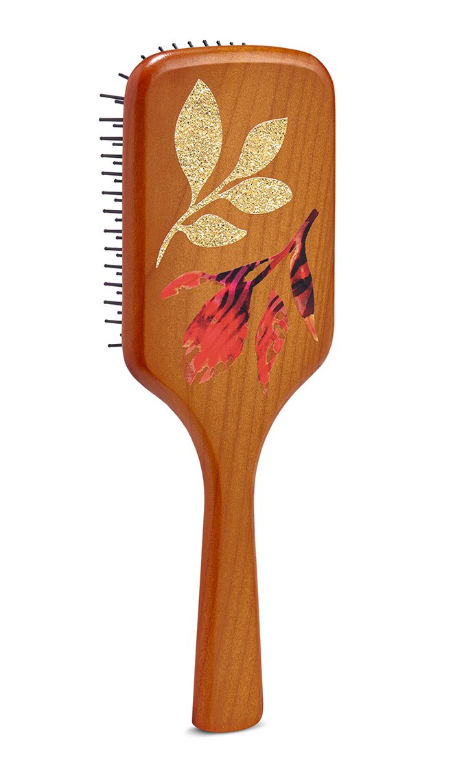 limited-edition wooden paddle brush