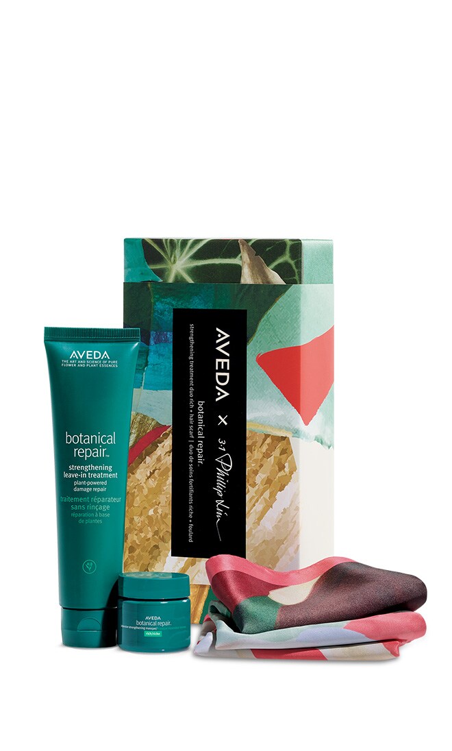 botanical repair<span class="trade">&trade;</span> strengthening treatment duo rich and hair scarf