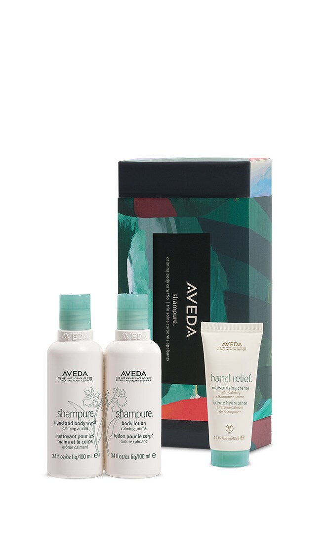 shampure<span class="trade">&trade;</span> calming body care trio