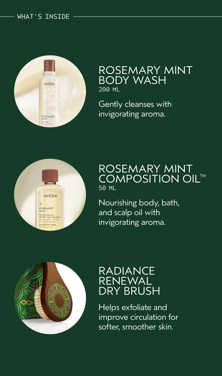 Gift of Clarity Rosemary Mint Bath & Body Set
