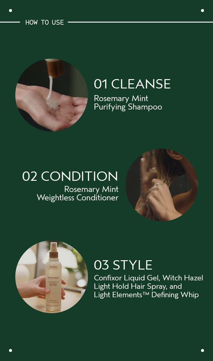 witch hazel hair spray