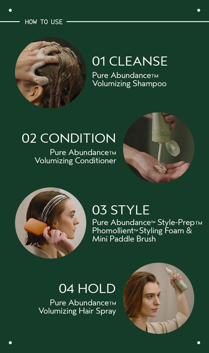 pure abundance<span class="trade">™</span> volumizing shampoo