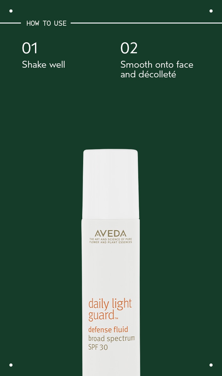 daily light guard<span class="trade">&trade;</span> defense fluid broad spectrum spf 30