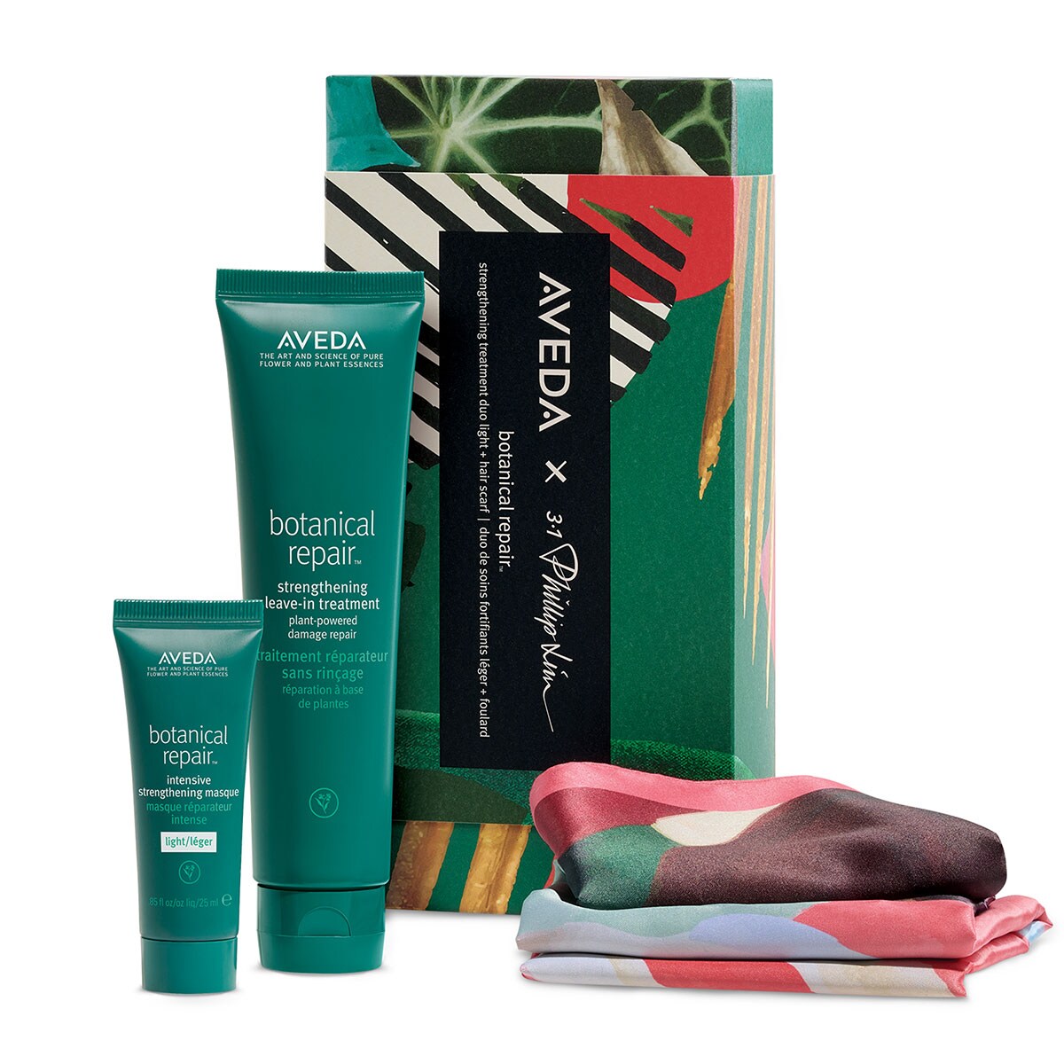 Aveda botanical repair™ strengthening treatment duo light and hair scarf